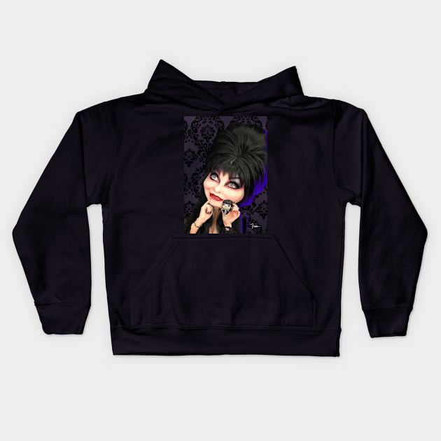 Elvira Kids Hoodie by NESSHEAD